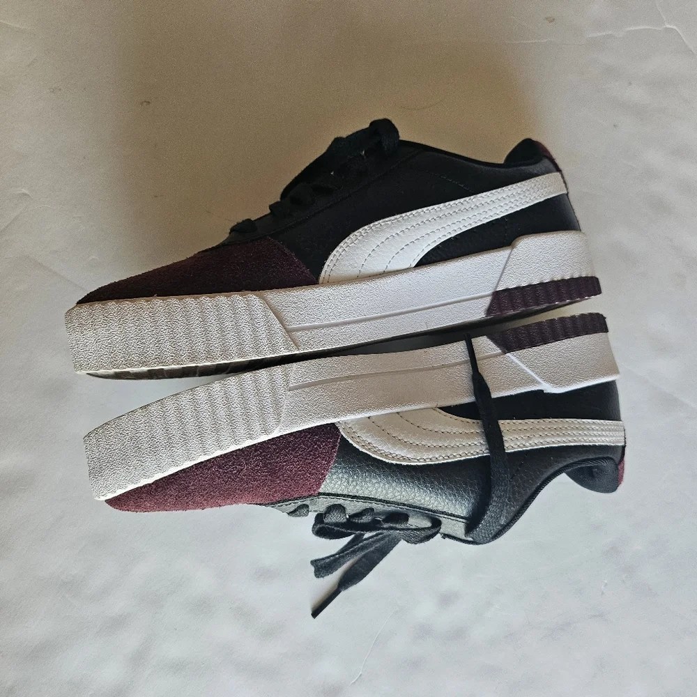 Puma Carina Suede Classic Women's Burgundy sneaker Size 8 - Picture 3 of 11